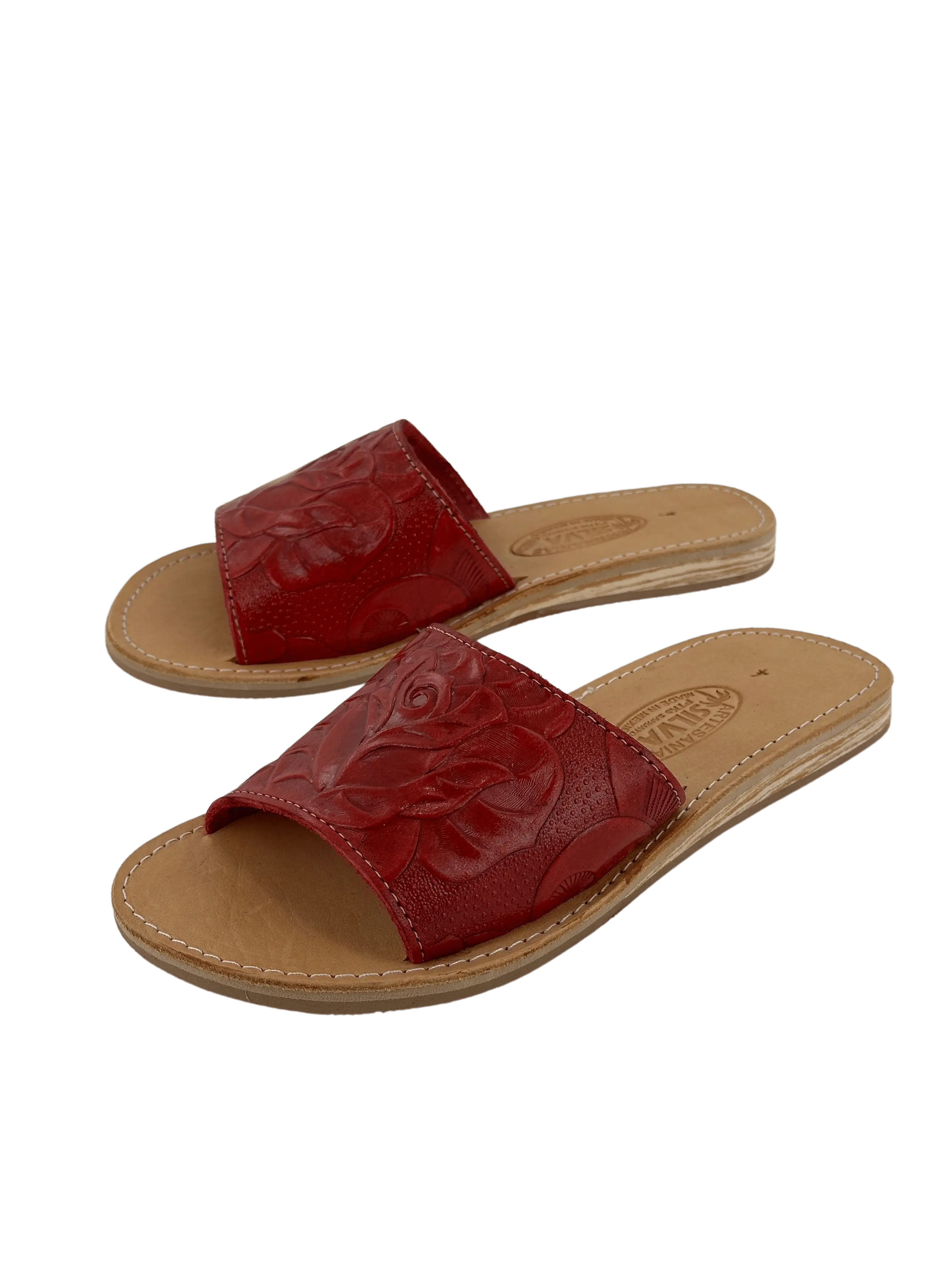 Women's Sandra Single Printed Rose Slides Huarache