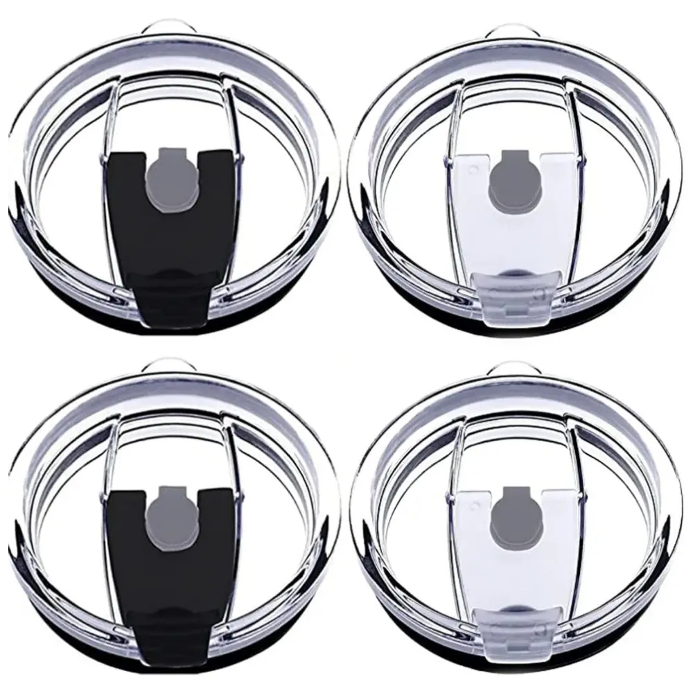 4 pcs Spillproof Tumbler Lids 20 Ounce Tumbler Covers Insulated Splash Resistant Lid for Beast, Juro, Ozark Trail, Rae Dunn, Atlin