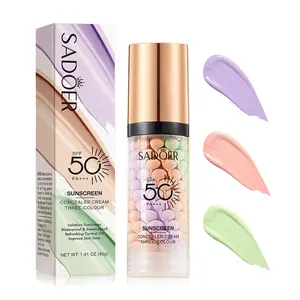 3 In 1 Primer for Face Before Makeup, SPF 50 PA+++ | Hydrating, Oil-Control & Glow-Boosting Formula |  Even Skin Tone Multi Use Makeup Flawless Coverage ,Valentine's Day gift