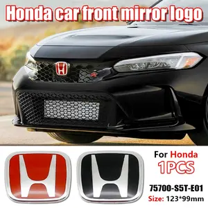 Honda 75700-S5t-E01 Engine Hood Emblem Replacement Decal, Style Upgrade Decoration Accessory, Car Styling Kit