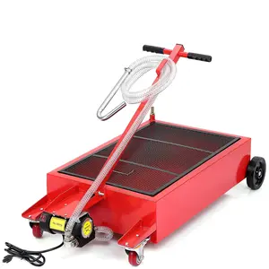 20 Gallon 110V Electric Oil Drain Pan with Pump - 3X Faster Oil Changes, 8FT Hose, Folding Handle & 3" Swivel Wheels for Easy Maintenance