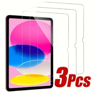 3-Pack Tempered Glass Screen Protector - Compatible with iPad 11th Generation A16, iPad 2022 10th Generation, 10.9inch - iPad Screen Protector, Suitable for iPad 7/8/9 Generation 10.2 / iPad Air 11 M3/M2 / iPad Pro 11 2018/2020/2021/2022