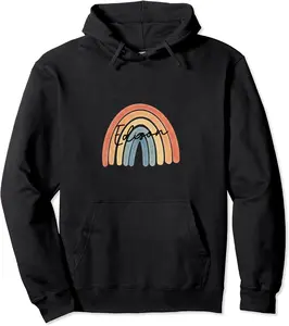 New Born Baby Edison Personalized Gift Rainbow Nursery Pullover Hoodie - Luismrid Shop 89B0B3JQDDGB