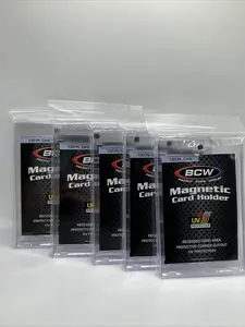 BCW Magnetic Card Holder 130pt Point with UV Protection - Lot of 5 holders