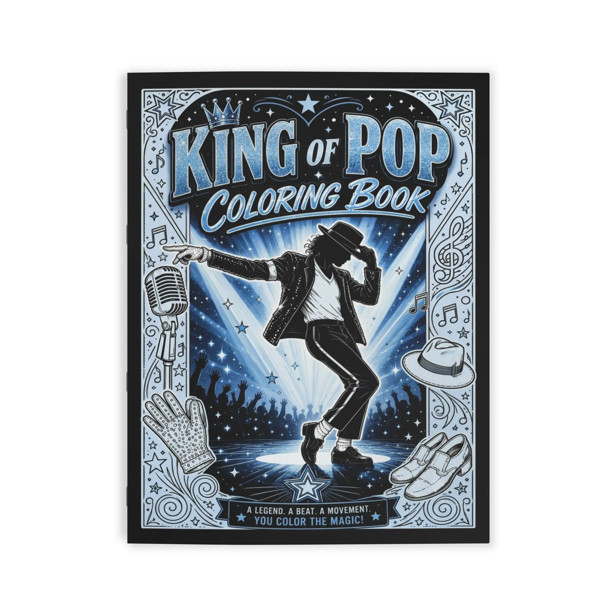 King of Pop Coloring Book | Music Icon Coloring Book | MJ Tribute