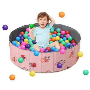 1pc Fold Ball Pit  (Balls Not Included) For Kids, Kids Play Ball Pool, Baby Play Yard, Portable Pit Pet Pool Sand Box Game Room, Ball Play Pit Baby Toddler Playpen, Baby Toy House, Boys' And Girls' Castle, Outdoor Playhouse Fence