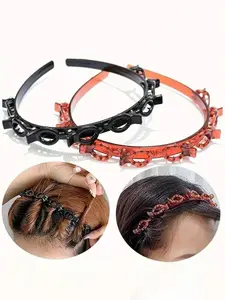 Women's Summer Hair Accessories Set, High Headband Decorative Hair Clips, Lazy Style Bangs Hairpins, Fashionable Hair Bands & Rings, Headbands Women
