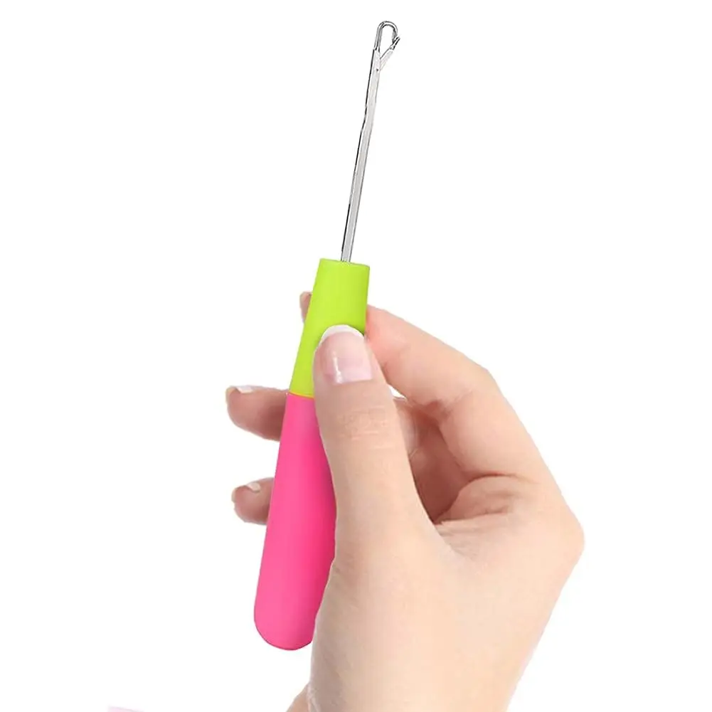 not for sale Crochet Hooks Set for Crochet Braid Hair, Latch Hook Tool - Premium Crochet Hook & Needles Kit for Beginners and Experts, Ideal for DIY Projects and Hair Styling, Pink Color 1PC
