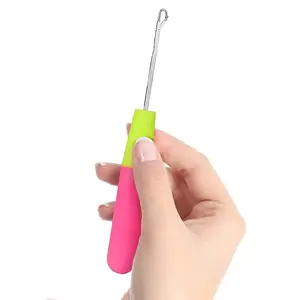 not for sale Crochet Hooks Set for Crochet Braid Hair, Latch Hook Tool - Premium Crochet Hook & Needles Kit for Beginners and Experts, Ideal for DIY Projects and Hair Styling, Pink Color 1PC