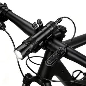 Rechargeable 1900 Lumens Mounting Flashlight with Multiple Lighting Modes