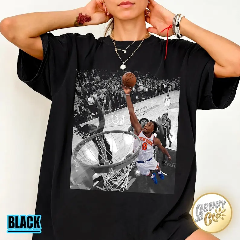 OG Anunoby Putback T Shirt, New York Basketball Fan Tee, Sports Fan Graphic T-Shirt