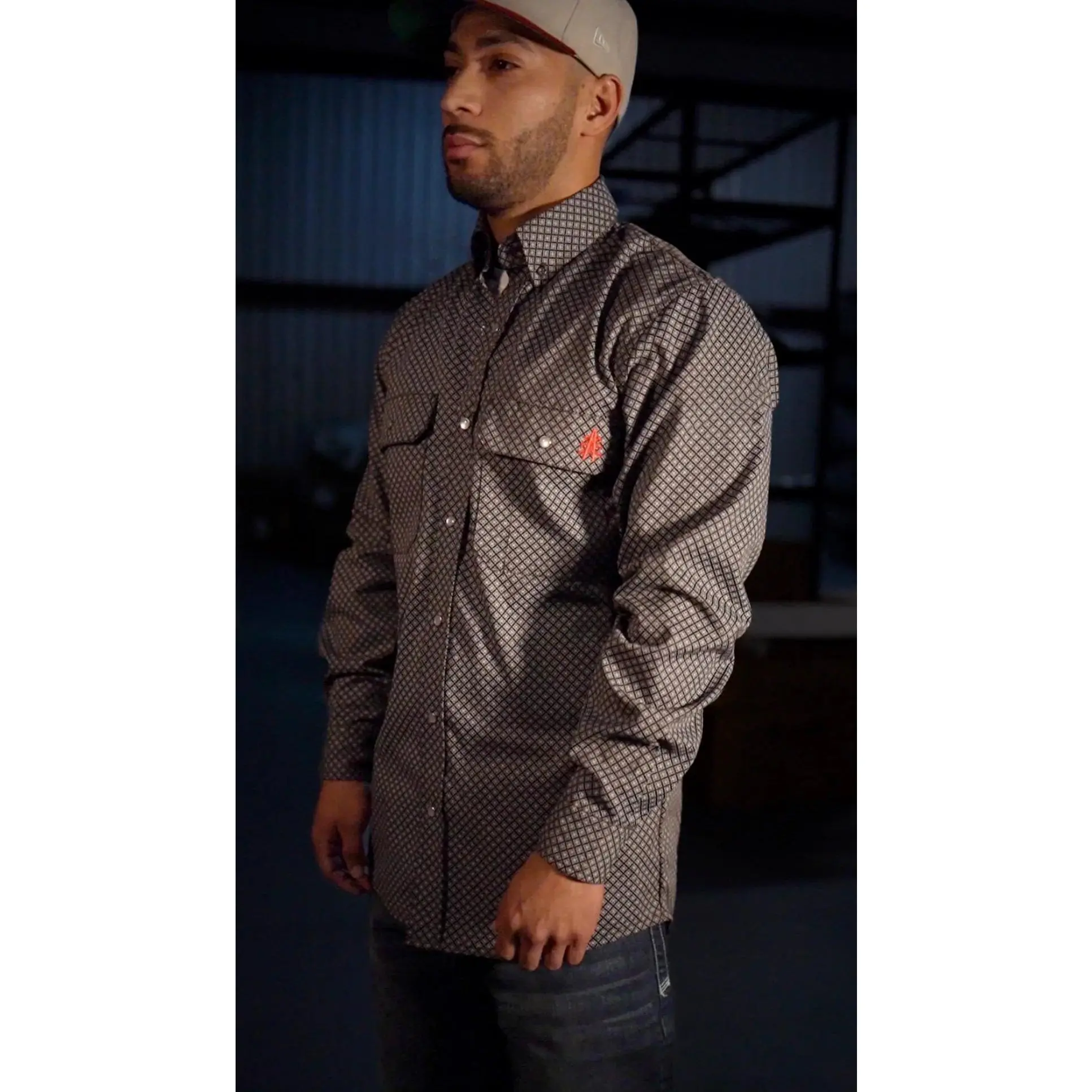FR Pearl Snap Work Shirt - Copperhead