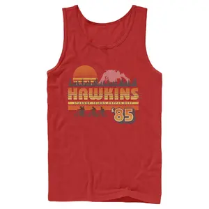 Men's Stranger Things Retro Hawkins Bikers Tank Top