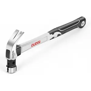 OUDISI High Carbon Steel Clawhammer - High Hardness, Corrosion-Resistant Hardware Tool, Ideal for Carpentry, Construction, DIY Tools