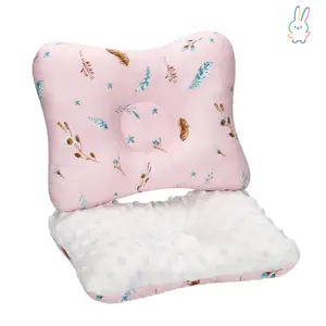 ERT-Toddler Pillow Double Sided Breathable & Minky Dot Kids Pillow Cute Small Pillow Machine Washable