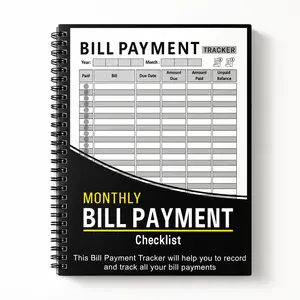 Durable Family Budget  Folder - 48 Month Monthly Bill Payment Tracker & Expenditure Log for Efficient Home & Office Financial Management planner