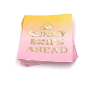 Sunny Skies Ahead Cocktail Napkins - 20ct