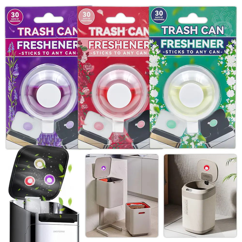 Home Air Freshener, Hanging Closet Fragrance or Stick-On Trash Can Freshener, Jasmine, Rose and Lavender Scent Options for Wardrobe, Bedroom, Kitchen, Bathroom and Garbage Bins