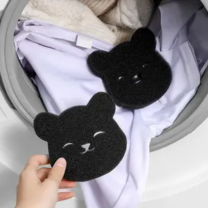 Cartoon Bear Design Laundry Filter, 1 Count Washable Hair Filter for Washing Machine, Laundry Tools & Accessories for Home Use