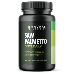 Saw Palmetto 100 Capsules - Natural Prostate Support Supplement for Men - Potent Saw Palmetto for DHT, Urinary and Prostate Health - 3 Month Supply