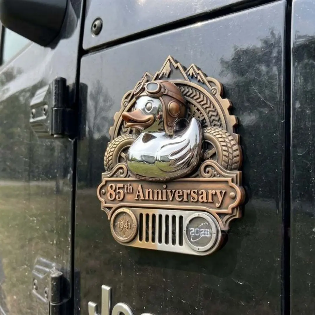 New Adventure Duck Car Badge, Stylish Vehicle Decoration, Unique Automotive Accessory, Perfect Gift for Car Enthusiasts, Car Accessories