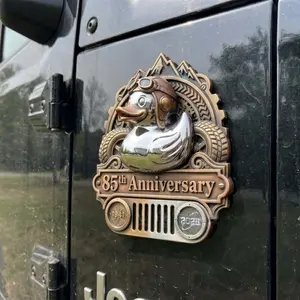 New Adventure Duck Car Badge, Stylish Vehicle Decoration, Unique Automotive Accessory, Perfect Gift for Car Enthusiasts