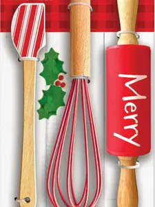 Mini Bake Set. Includes mini-Spatula, Whisk and Rolling Pin