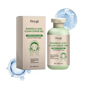Hoygi Body Exfoliating Gel with Glycerin & Cetrimonium Chloride for Deep Cleansing & Moisturizing All Skin Types 200g/7 oz