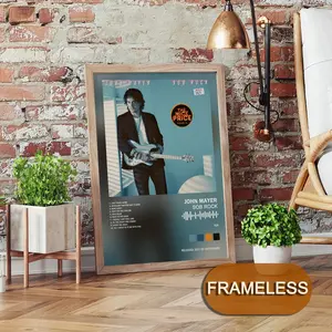John Mayer Poster Music Album Modern Art 2D Poster, Suitable For Bedroom Living Room Decor. Vibrant Colors, Clear Images Ideal For Home Office Decor.
