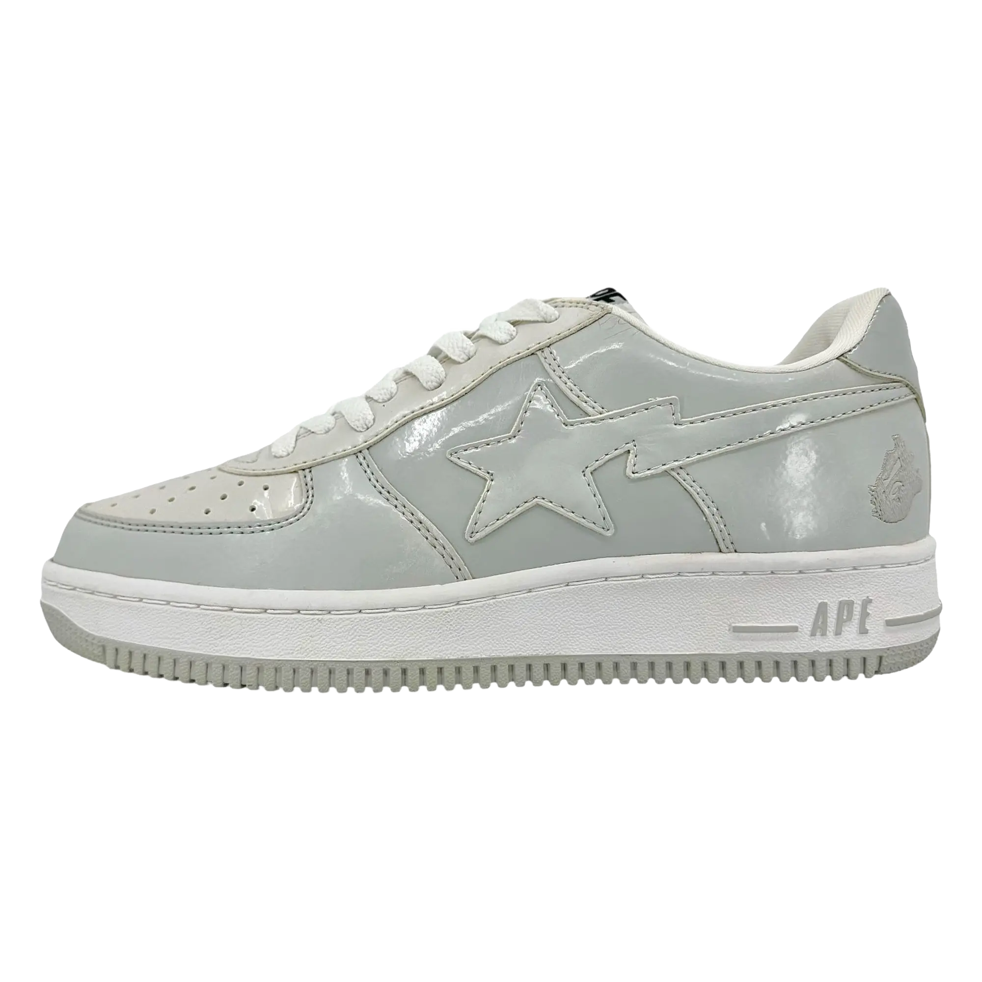 Bapesta FS-001 Low "White Light Grey" 646 White Light Grey
