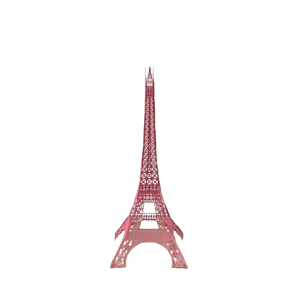 Laser Cut 12" Exquisitely Detailed Paper Eiffel Tower Model - No glue, Tape or Fasteners
