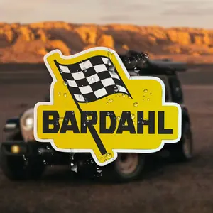 Badar Oil Sticker - Bright Yellow Vinyl, with Square Flag Design, Durable and Waterproof, Suitable for Cars, Trucks, Motorcycles, RVs and Boats, Car Stickers, Marine Accessories, Strong Pattern, Long-lasting