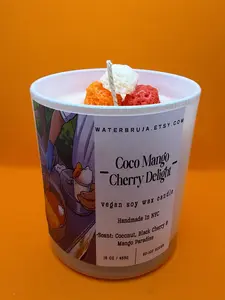 Coco Mango & Cherry Delight Soy Candle