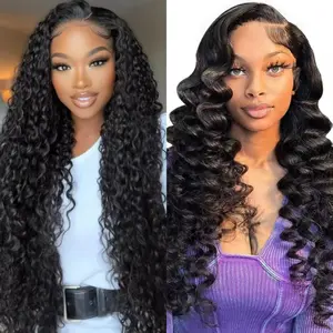 [Combo sale 28"&24"]" get 2 wig" 13x4 Jerry Curly Lace Front Wigs Human Hair with Baby Hair 180% DensityHuman Hair Wigs