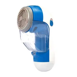 212 MAIN FLS34 Fabric Shaver & Lint Remover - Household Fuzz Removal Appliance with Cleaning Brushes, Blue & White Model