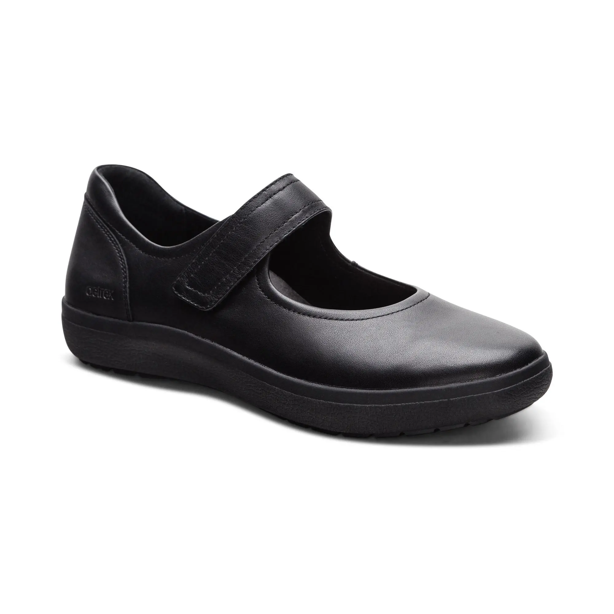 Aetrex Erica Casual Sneakers - Black | Women's Orthotic Sneakers with Arch Support for All-Day Comfort, Shoe, Walking Shoes, Footwear