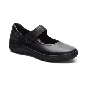Aetrex Erica Casual Sneakers - Black | Women's Orthotic Sneakers with Arch Support for All-Day Comfort