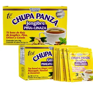 GN + Vida Chupa Panza Ginger, Pineapple, Flaxseed | 30 Tea Bags