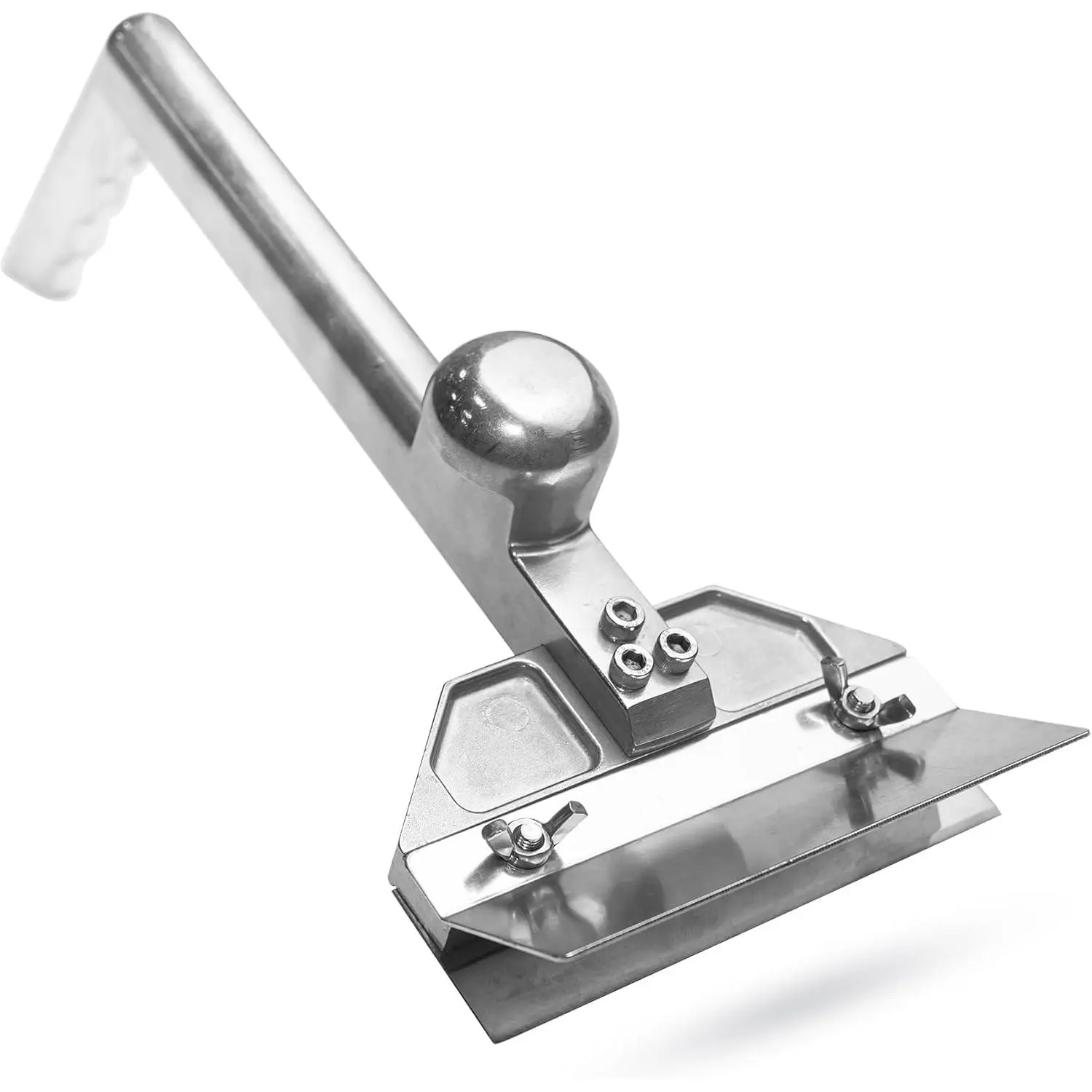 Professional Heavy Duty Grill Scraper for Flat Tops with Stainless Steel Scraper , Flat Top Scraper for Griddle with   Handle, Ideal for Griddle, Outdoor Grill Cleaning