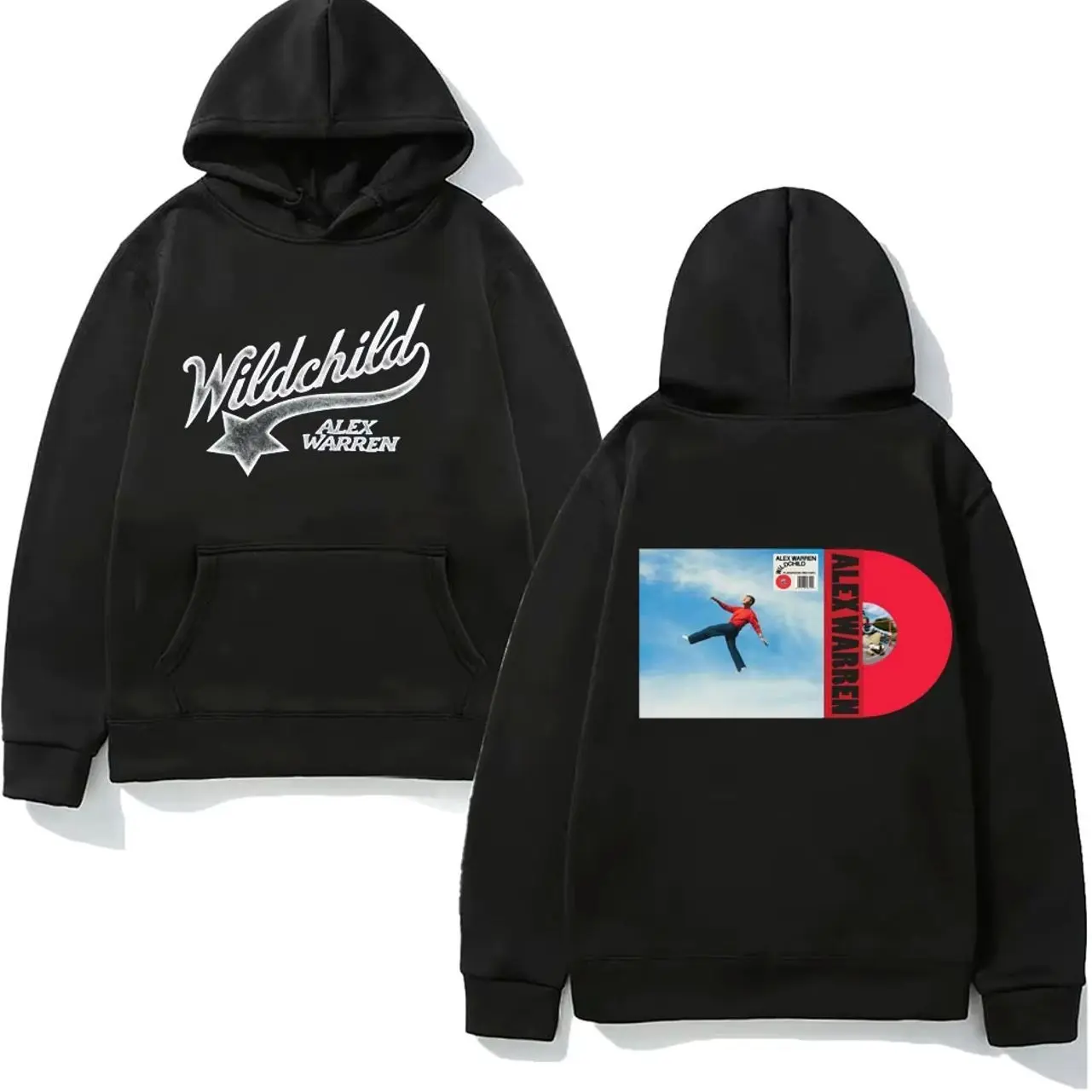 Alex Warren 2026 New Album WILDCHILD Pattern Printing Fashion Man Unisex Moletom for Autumn Winter with Hooded Comfortable Hoody T