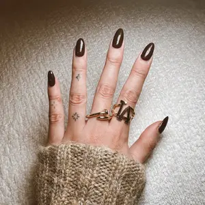 Victory - 24K Gold Filled Adjustable Nail Bent Ring