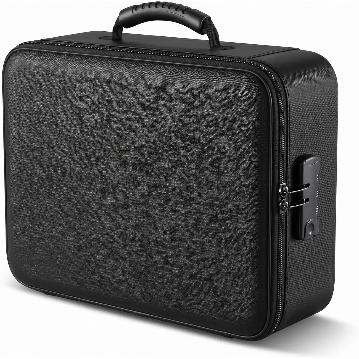 Fireproof Document Box (Soft-Shell) with Lock, 5200?F Fireproof & Water-Resistant File Organizer for Important Documents, , Passport & 14" Laptop,  Office Travel