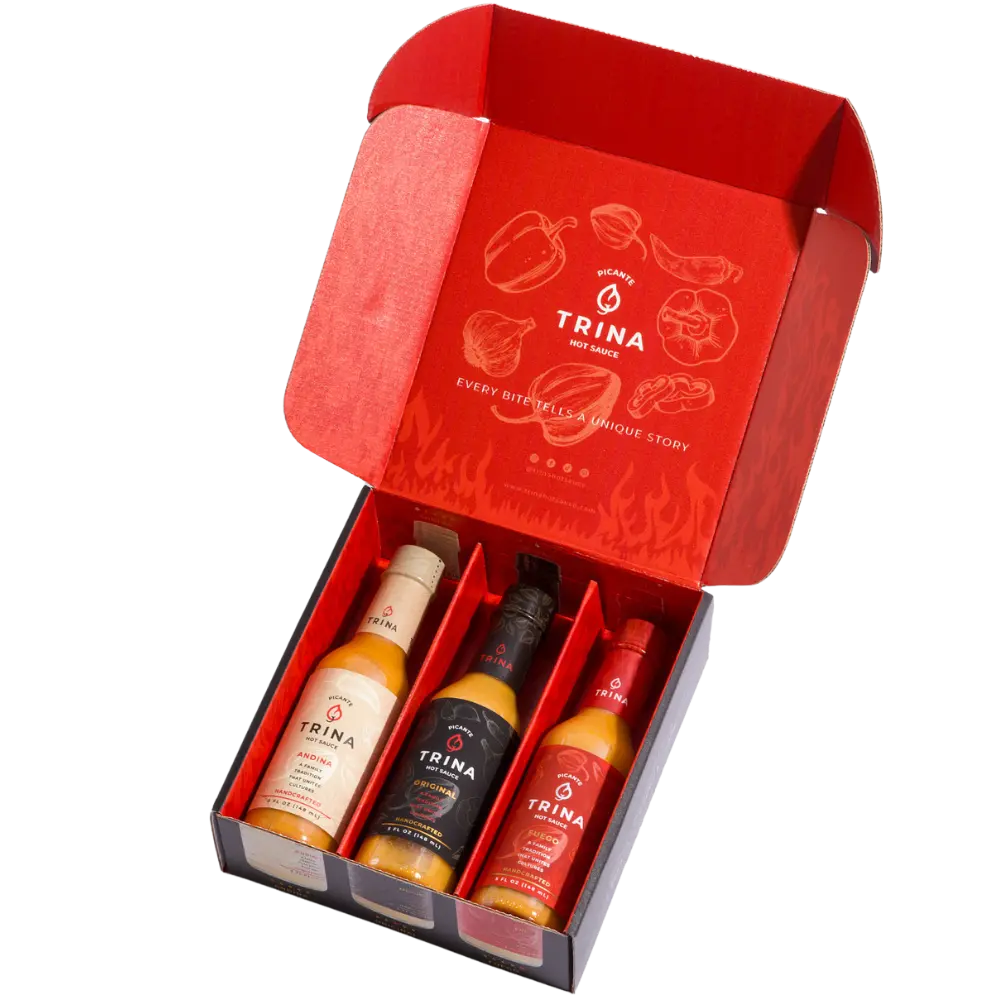 TRINA Hot Sauce Variety 3-Pack