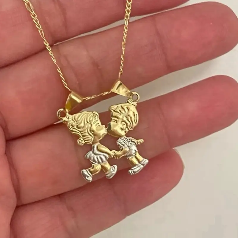 18k Gold Plated Couple Necklace