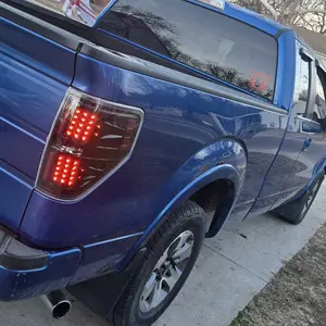 Fit For 2009-2014 Ford Pickup F150 Clear LED Tail Lights Lamps Passenger + Driver