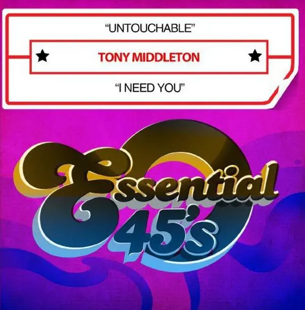 Tony Middleton - Untouchable / I Need You  [CD5 MAXI-SINGLE]