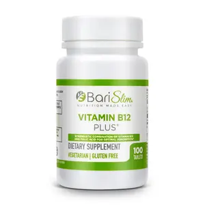 BariSlim Vitamin B12 Plus Tablets | Cherry Flavor Supplement for Daily Wellness