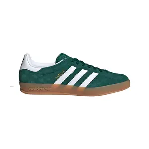 Adidas Gazelle Indoor Collegiate Green / Cloud White / Gum  JI2062 Men's