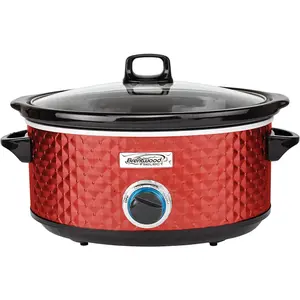 Brentwood  7 QT SLOW COOKER - Red