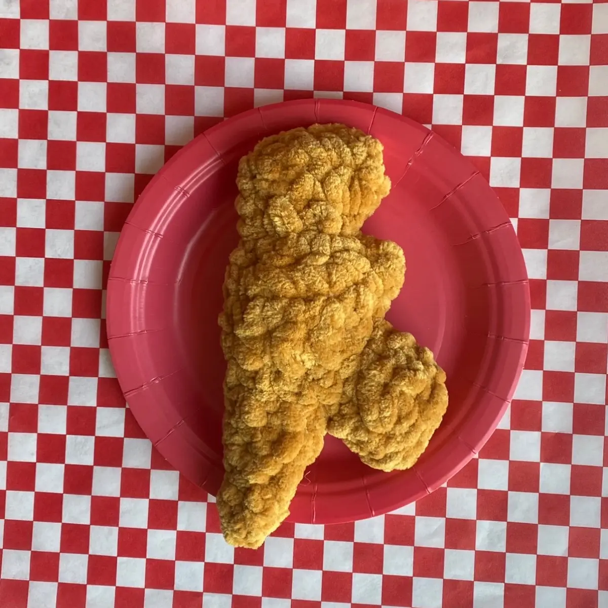 Crochet Trex Dino nugget